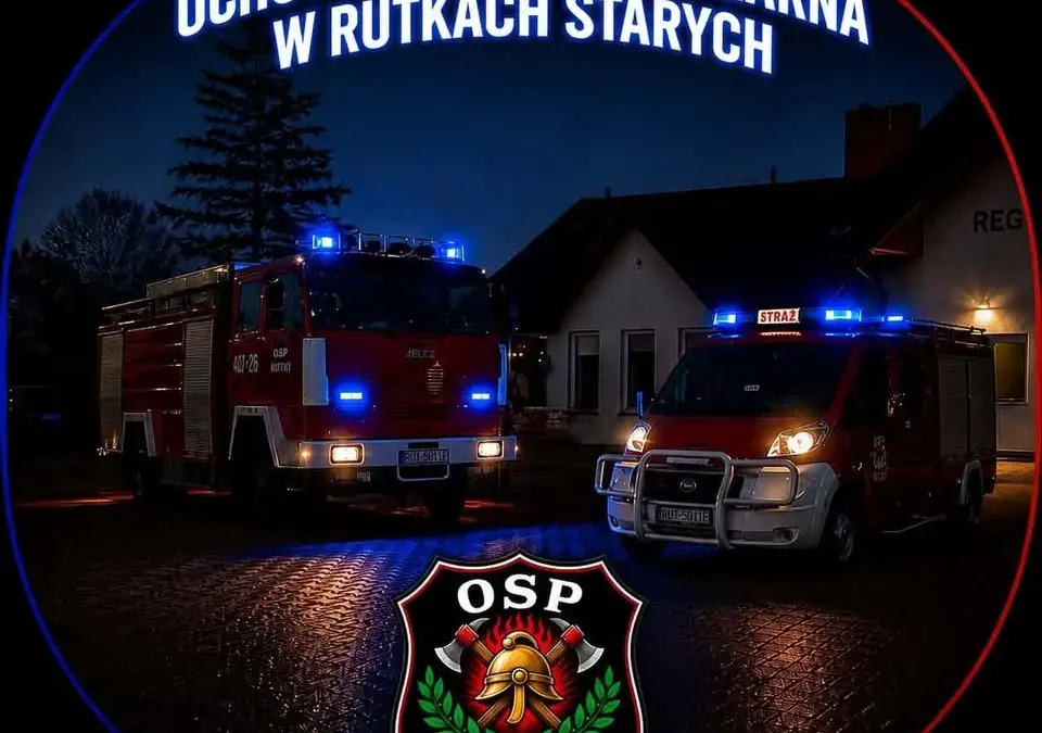 Pożar stodoły w Kolnicach Nowych – akcja gaśnicza wielu jednostek