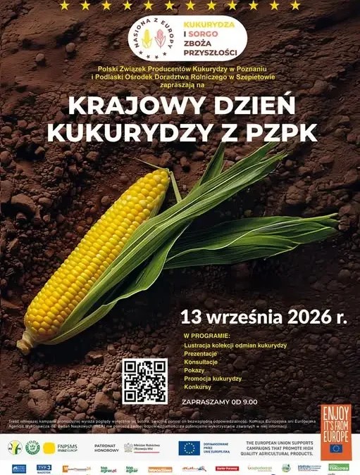 Krajowy Dzień Kukurydzy w Szepietowie – zaproszenie dla rolników z gminy Szumowo