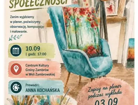 Plener malarski „Gmina Zambrów w moich oczach” – zapisy już dziś!