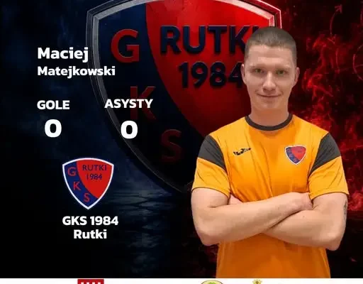 Maciej Matejkowski bohaterem GKS 1984 Rutki – czyste konto i kluczowa parada