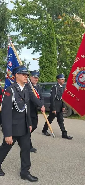 Dożynki w Bargłowie Kościelnym – strażacy z OSP Rutki-Stare dziękowali za plony