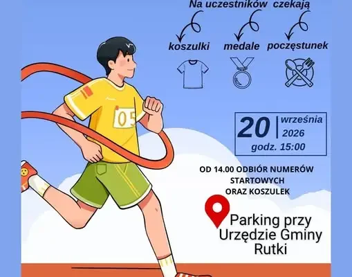 4. Bieg Gminny w Rutkach już w poniedziałek – zapisy możliwe na miejscu