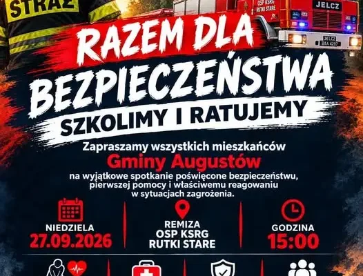 OSP Rutki Stare zaprasza na szkolenie z pierwszej pomocy
