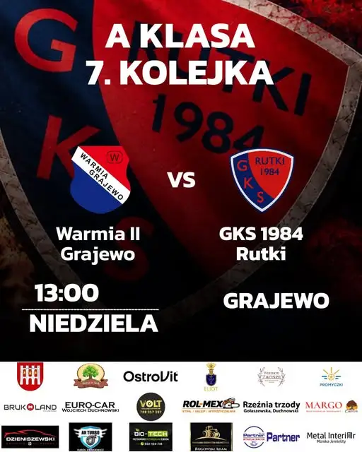 GKS Rutki przed hitem w Grajewie. Dwie niepokonane drużyny zmierzą się w niedzielę