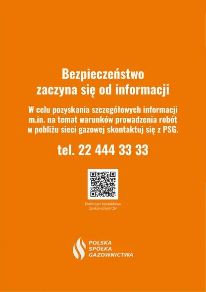 Bezpieczne Gazociągi: zgłoś prace ziemne i chroń sieć gazową